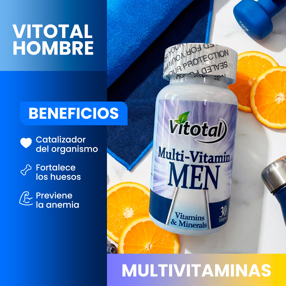 VITOTAL MULTI VITAMINA HOMBRE