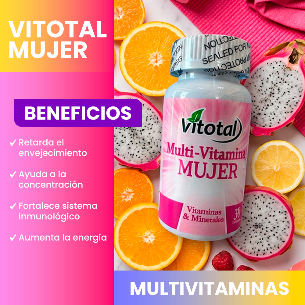 VITOTAL MULTI VITAMINA MUJER