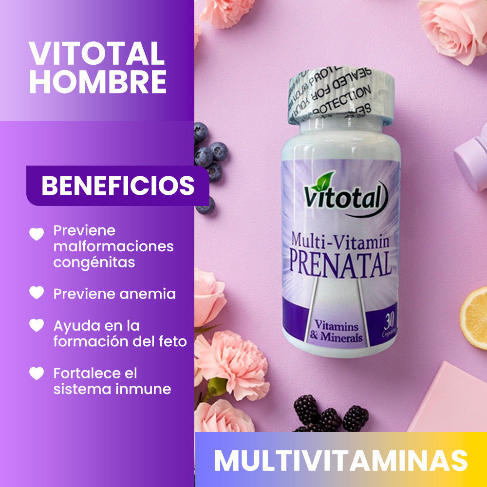 VITOTAL MULTI VITAMINA PRENATAL