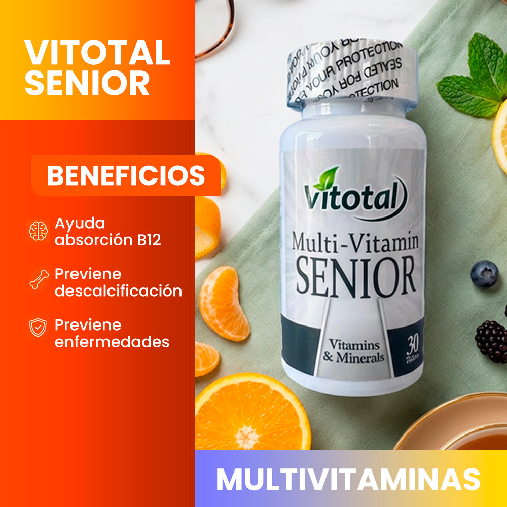 VITOTAL MULTI VITAMINA ADULTO MAYOR